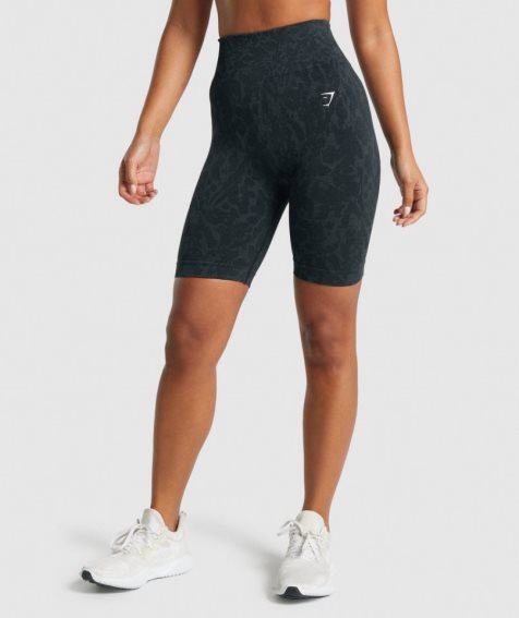 Szorty Gymshark Adapt Animal Seamless Cycling Damskie Czarne | PL 643YWS